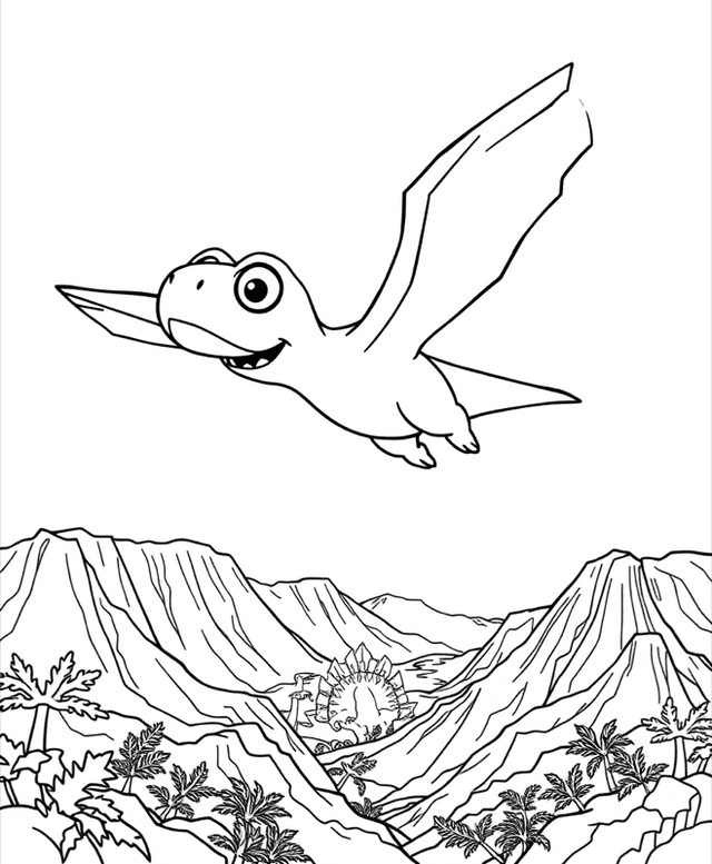 Pterodactyl in Flight