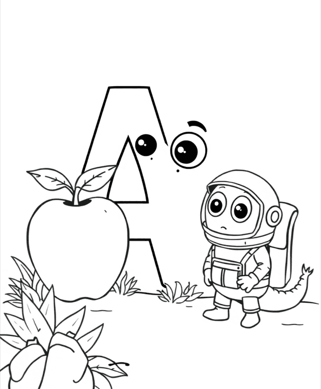 A is for Apple