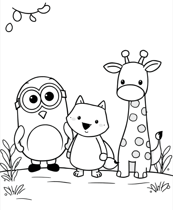 Shapes coloring pages