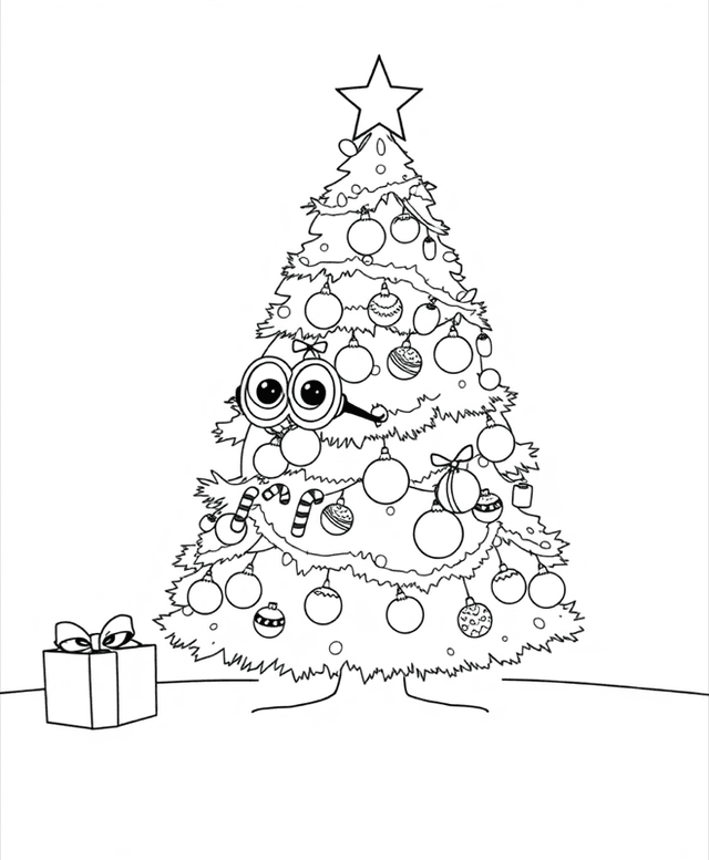 Christmas Tree with Decorations