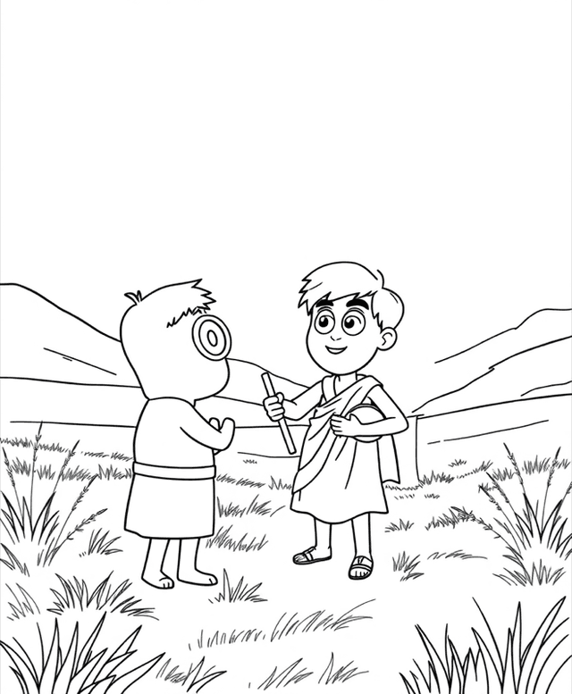 David and Goliath