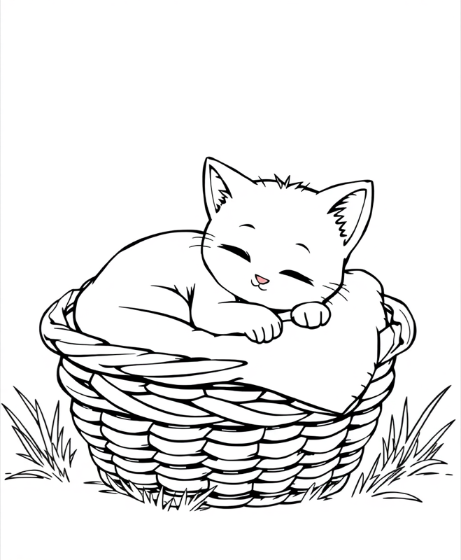 Cats Coloring Page coloring page